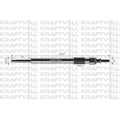 Kizdirma Bujisi ( 7Volt ) Hyundai Ix35 - Santafe 2 0 Crdi 2009 -> Sorento 2 2 Crdi 2010 -> KRAFTVOLL 05030153