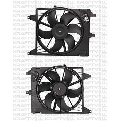 Radyator Fan Motoru Davlumbazli Logan Sandero 1.4 1.6 -Ac KRAFTVOLL 08120009