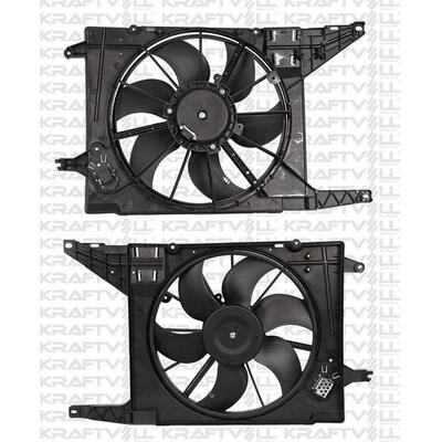 Radyator Fan Motoru Davlumbazli Logan 04> Sandero 08> +Ac KRAFTVOLL 08120010