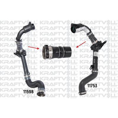 Turbo Hortumu Kucuk Plastik Parca Haric Renault Megane Iii 1.5 Dci Renault Fluence 1.5 Dci 11> KRAFTVOLL 10030956