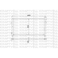 Kondenser (Klima) Radyatoru Volvo Fm Fm7 9 12 / Fmx 1998 2005 Ve Sonrasi KRAFTVOLL 08060112