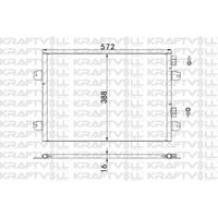 Klima Radyatoru Dacia Duster Logan Sandero Renault Megane I Scenic I 1.4 1.5 Dci 1.6 1.9 Dti KRAFTVOLL 08060107