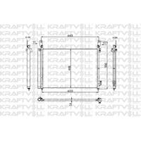 Klima Radyatoru (Kondanser) Renault Koleos 2.0 Dci 08> KRAFTVOLL 08060109