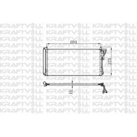 Klima Radyatoru (Kondanser) Kia Ceed Pro Ceed 2007-2012 Hyundai I30 2007-2012 (587×391×16) KRAFTVOLL 08060046