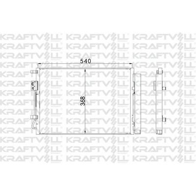 Klima Radyator ( Kondanser) Komple Hyundai I20 1.2 2012-> KRAFTVOLL 08060054