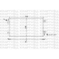 Klima Radyatoru Movano 1.9 Dti 98>01 Master Ii 2.5 Dci 03> KRAFTVOLL 08060106