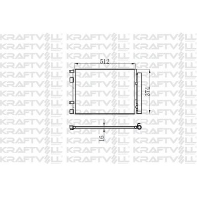 Klima Radyatoru Accent Blue 1.6 Crdi 2011-> KRAFTVOLL 08060232