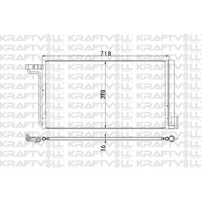 Klima Radyatoru Focus Iii 1 6 16V /2 0Tdci 11/-> C Max - Grand C Max 1 6 16V 10/-> KRAFTVOLL 08060121