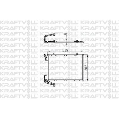 Klima Radyatoru Kondenser Ford B Max Fiesta Vi Transit Courier Tourneo Courier 1.0 Ecoboost Alplb KRAFTVOLL 08060162