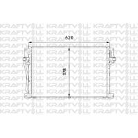 Klima Radyatoru Volvo 850 / C70 / S70 98>05 KRAFTVOLL 08060214