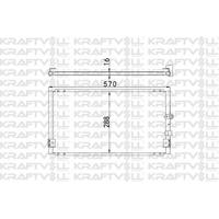 Klima Radyatoru Toyota Hilux Pickup 2 5 D4D 2001 2005 KRAFTVOLL 08060001