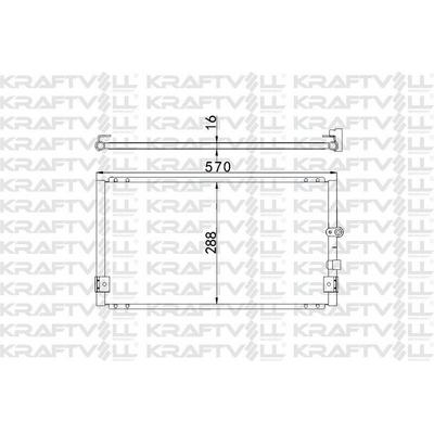 Klima Radyatoru Toyota Hilux Pickup 2 5 D4D 2001 2005 KRAFTVOLL 08060001