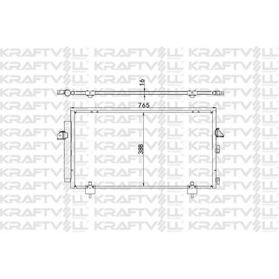 Klima Radyatoru Toyota Rav 4 Ii 00-05 (745×410×16) KRAFTVOLL 08060002