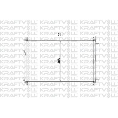 Klima Radyatoru (Kondanser) Rav 4 05-> (710×405×16) KRAFTVOLL 08060005