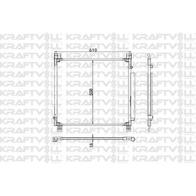 Klima Radyatoru Toyota Hilux 2015->  KRAFTVOLL 08060007