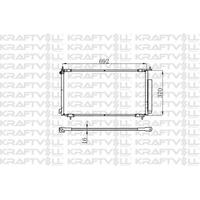 Klima Radyatoru (Kondanser) Honda Cr-V 2 0I 16V 02-06 KRAFTVOLL 08060014