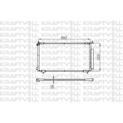 Klima Radyatoru (Kondanser) Honda Cr-V 2 0I 16V 02-06 KRAFTVOLL 08060014