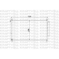 Klima Radyatoru Honda Crv 2.2 2.4 2012> KRAFTVOLL 08060020