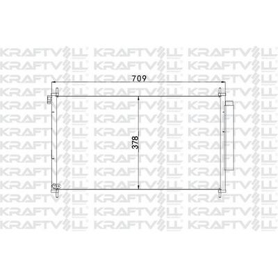 Klima Radyatoru Honda Crv 2.2 2.4 2012> KRAFTVOLL 08060020