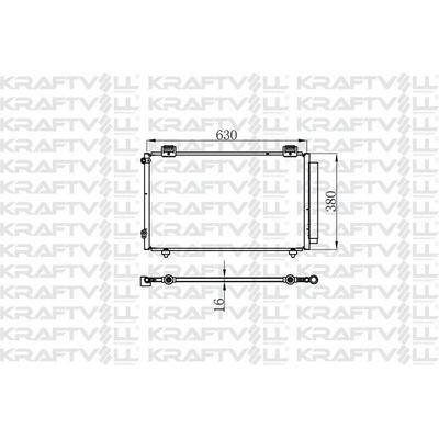 Klima Radyatoru Toyota Corolla Verso 01>04 KRAFTVOLL 08060241