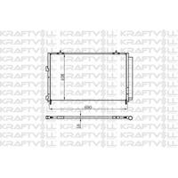 Klima Radyatoru Toyota Rav4 2012-> KRAFTVOLL 08060247