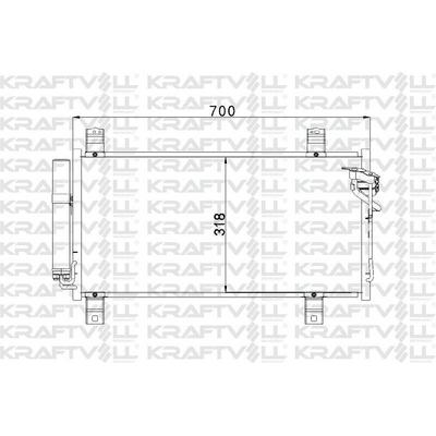 Klima Radyatoru Mazda 6 2008 2013 KRAFTVOLL 08060038