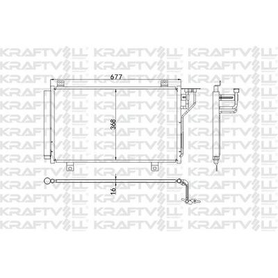 Klima Radyatoru Mazda 6 2013-> KRAFTVOLL 08060039