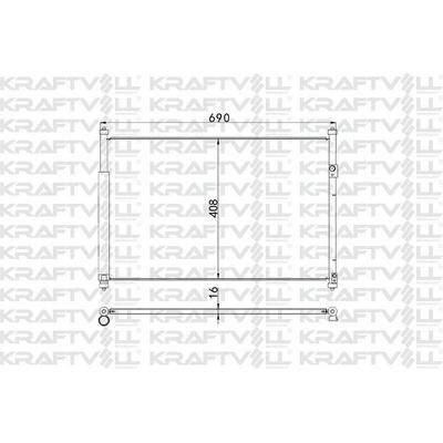 Klima Radyatoru Suzuki Grand Vitara 2005> KRAFTVOLL 08060094