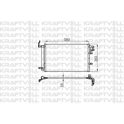 Klima Radyatoru Kia Cerato 1 6 Crdi 2006 -> KRAFTVOLL 08060229