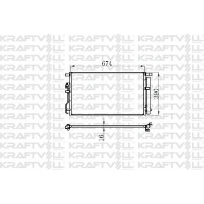 Klima Radyatoru Hyundai Tucson 1.6 Crdi 15-> Kia Sportage 1.6 Crdi 15-> KRAFTVOLL 08060231