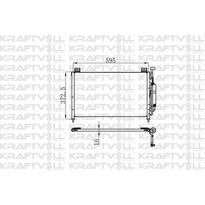 Klima Radyatoru W220 98>05 C215 99>06 R230 03>12 KRAFTVOLL 08060073