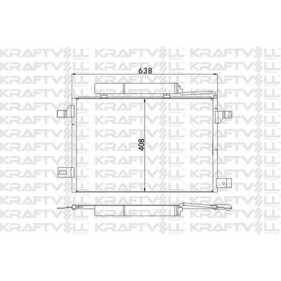 Klima Radyatoru A-Class W169 04>12 B-Class W245 05>11 KRAFTVOLL 08060075