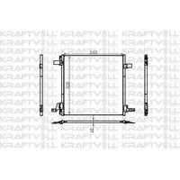 Klima Radyatoru Ml-Class W163 98>05 KRAFTVOLL 08060154