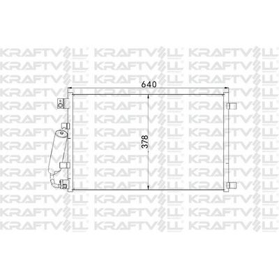 Klima Radyatoru (Kondanser) Qashqai (643×377×16) KRAFTVOLL 08060192