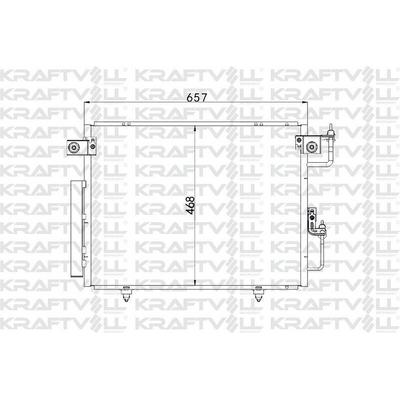 Klima Radyatoru Mitsubishi Pajero 00>06 KRAFTVOLL 08060195