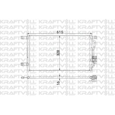 Klima Radyatörü L200 1996-2005 KRAFTVOLL 08060196