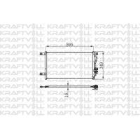 Klima Radyatörü L200 1996-2005 KRAFTVOLL 08060234