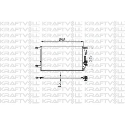 Klima Radyatörü L200 1996-2005 KRAFTVOLL 08060234