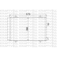 Klima Radyatoru (Kondanser) P407 P508 C5 Iii 2008> Dw10Bted4 (2.0 Hdi 16V) KRAFTVOLL 08060098