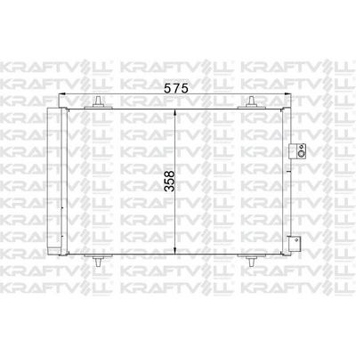 Klima Radyatoru (Kondanser) P407 P508 C5 Iii 2008> Dw10Bted4 (2.0 Hdi 16V) KRAFTVOLL 08060098