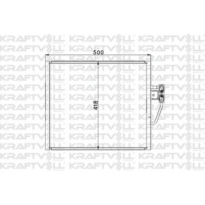 Klima Radyatoru Bmw M51 M52 M62 E39 96>04 KRAFTVOLL 08060078