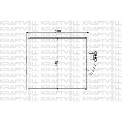 Klima Radyatoru Bmw M52 M54 M62 S62 E39 Z8-E52 96>03 KRAFTVOLL 08060079