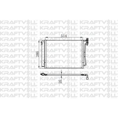 Klima Radyatoru Bmw M54 M57 N  X5 E53 KRAFTVOLL 08060080