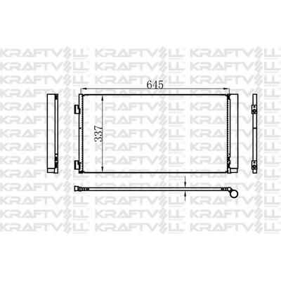 Klima Radyatoru Mini R55 R56 R57 R58 R59 KRAFTVOLL 08060157