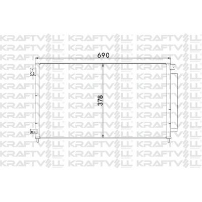 Klima Radyatoru (Kondanser) Accord 2 0 03-> KRAFTVOLL 08060021