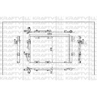 Klima Radyatoru Astra H Zafira B A16Xer KRAFTVOLL 08060102