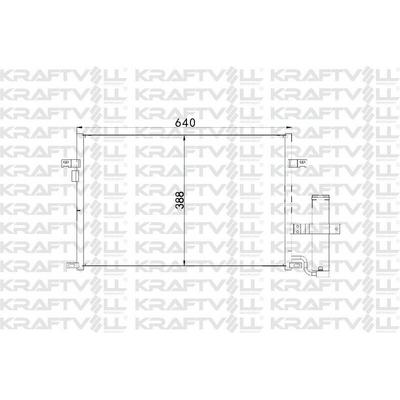 Klima Radyatoru Lacetti Nubira 05> (640×400×16) KRAFTVOLL 08060136