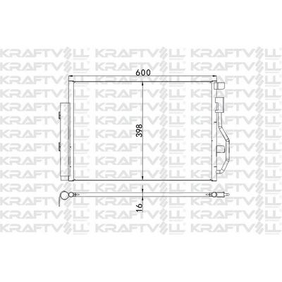 Klima Radyatoru Chevrolet Aveo T300 1.2 1.4 1.6 11> KRAFTVOLL 08060141