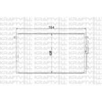 Kondenser Chrysler Voyager 02 > KRAFTVOLL 08060145