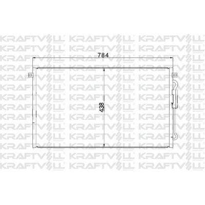 Kondenser Chrysler Voyager 02 > KRAFTVOLL 08060145